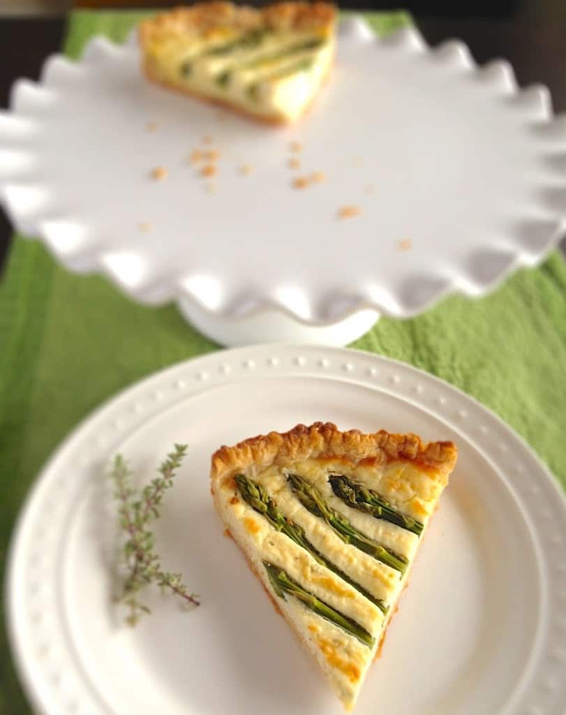 Puff Pastry Asparagus Tart with Ricotta Le Petit Eats