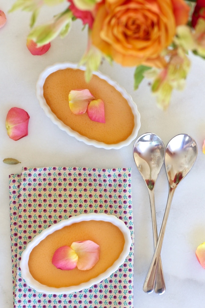 Cardamom Rose Pots de Creme