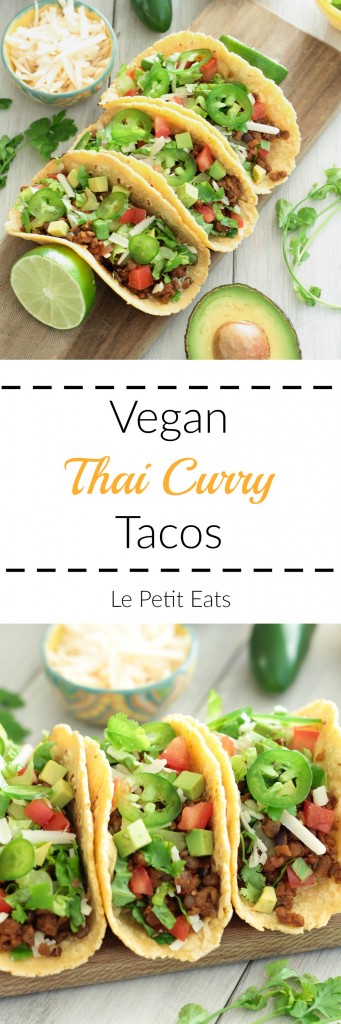 Vegan Thai Curry Tacos