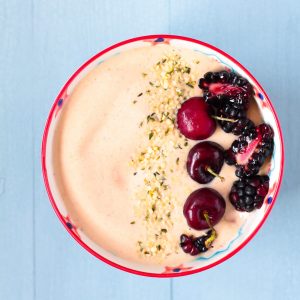 Peanut Butter & Jelly Smoothie Bowl