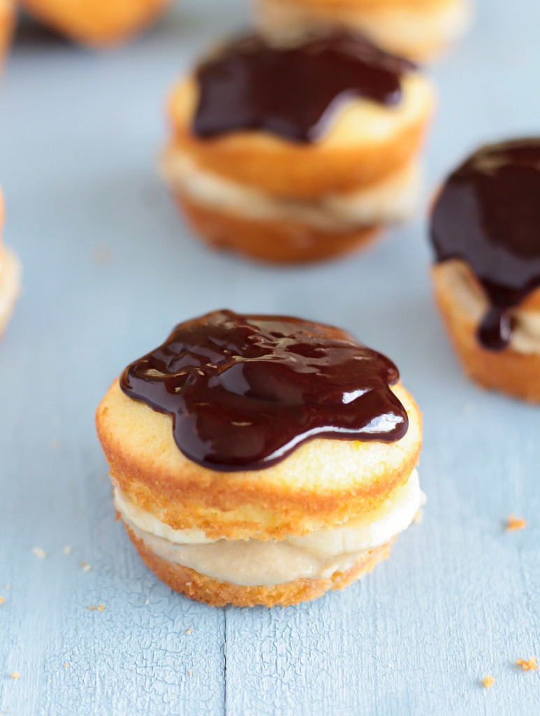 Banana Boston Cream Pie Cupcakes