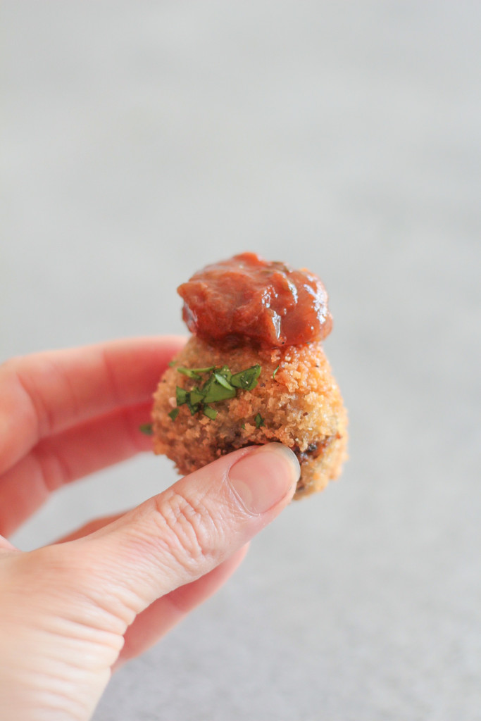 Mushroom and Goat Cheese Croquettes