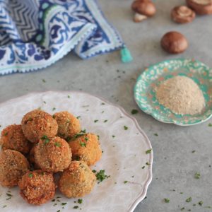 Mushroom and Goat Cheese Croquettes