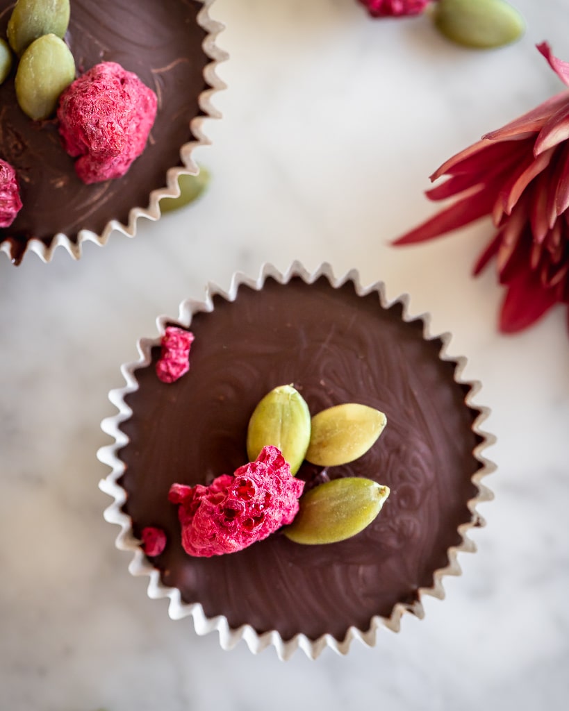 chocolate marcona almond butter cups