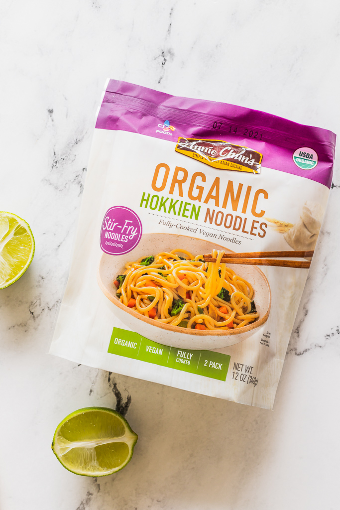 organic hokkien noodles from Annie Chun